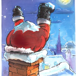 „stille nacht“ Weihnachtskarte 2