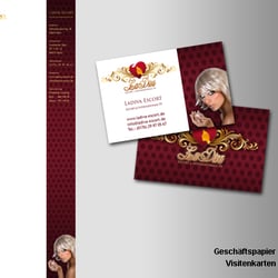 Ladiva – Geschäftspapier und Visitenkarten