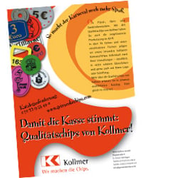 Werbeposter für Fahrchips