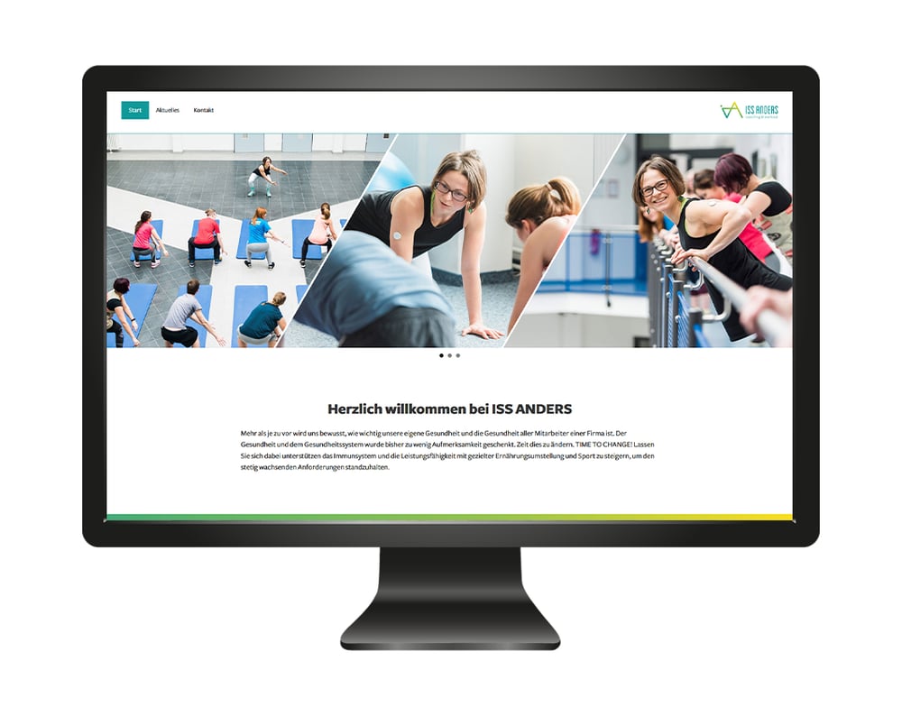 Webdesign für ISS Anders