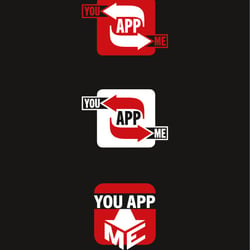 Logo-Entwürfe für „You-App-Me“ App