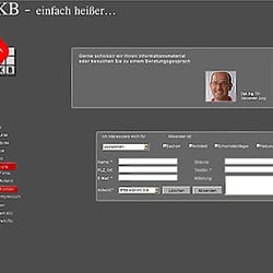 Die Mitarbeiter der Firma werden als Ansprechpartner ausgewählt