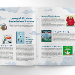 Doppelseite HAMBURGER HUMMEL Magazin