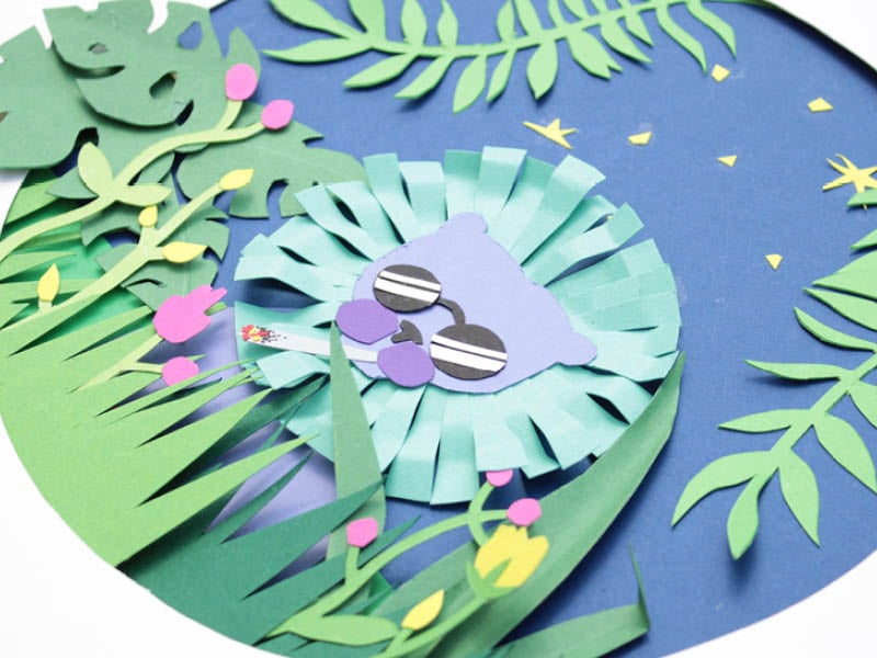 Papierillustration