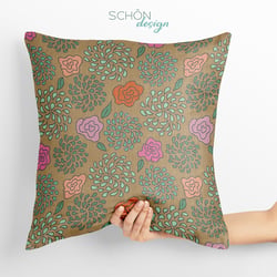 polster-design-floral-gold