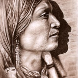 Indianerprofil