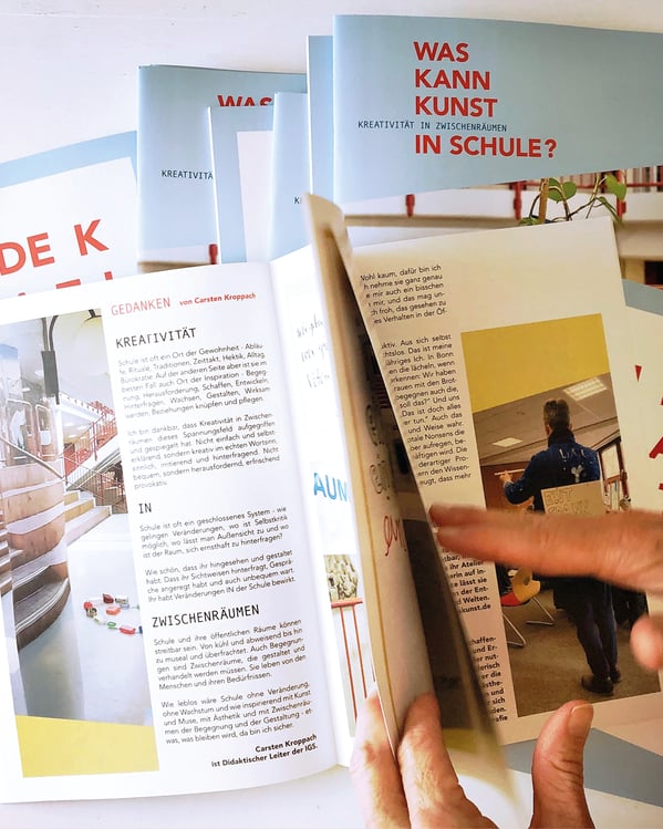 Publikation | Pilotprojekt „KREATIVITÄT IN ZWISCHENRÄUMEN“ von Zukunft:Kunst e.V. als Jahresprojekt