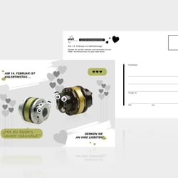 Postkarten Valentinstag / 2023
