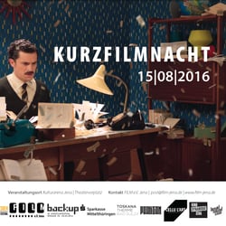 Kurzfilmnacht Jena 2016 – Flyer