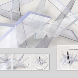 CD-Cover und digital booklet «Percussive Mechanics»
