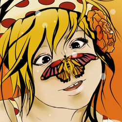 Kleiner Schmetterling Sammelkarte