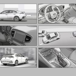 Storyboard Werbung Hyundai