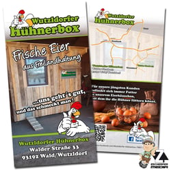 Flyer Hühnerbox