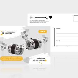 Postkarten Valentinstag / 2023