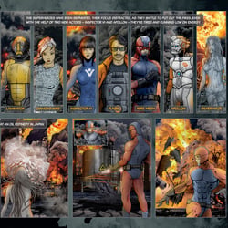 Werbecomic „Solar Superheroes“, digitale Illustration