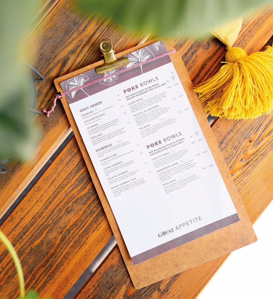 Menu Design