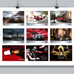 Kia Motors Print Ad´s & Kalender