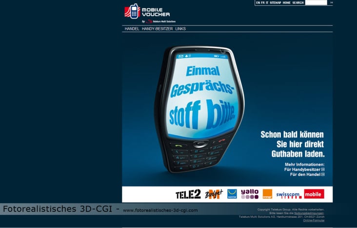 3D-CGI Mobile Voucher