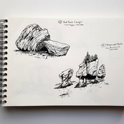 Felsen Studien