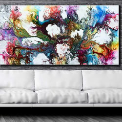 Grosse Malerei – Interstellar I – 100×200 cm