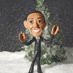 Obama im Schnee