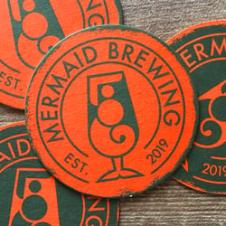 Logo für Brauerei, Bierdeckel.
