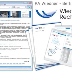 Wiedner Rechtsanwälte – Logo, Folder, Briefbogen, Webseite