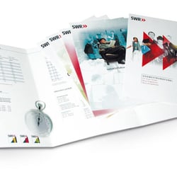 Mappe zur Bewerbung der neuen Senderformate