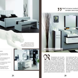Doppelseite aus fiktivem Lifestyle-Magazin „Prunk“