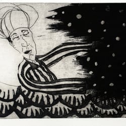 What’s up, Sailor? (Radierung und Aquatinta, 30×20cm, 2011)