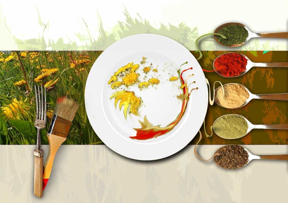 Illustration für eine Restaurantwerbung