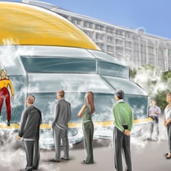 Promotion »UFO« für Renault (außen)