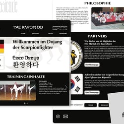 Screendesign Homepage