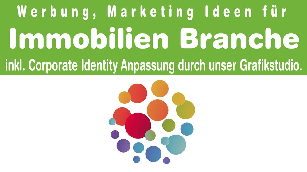 Werbung, Marketing Ideen für Immobilien Branche | Layout gestalten