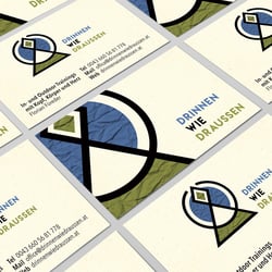 Corporate Design – Drinnen wie Draussen / Business cards