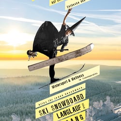 Poster für Werbekampagne „Wintersportregion Harz“ im Format Din A2