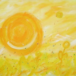 Sonnenaufgang im Morgentau