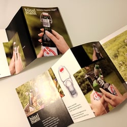 Flyer zur Packung »Bügelmann«