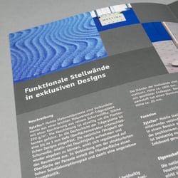 Grafikdesign, Produkbroschüre