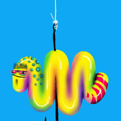Paradieswurm, gut für Regenbogenforellen!