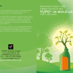 Konzept und Gestaltung einer Broschüre mit dem Thema Sustainability für YUPO