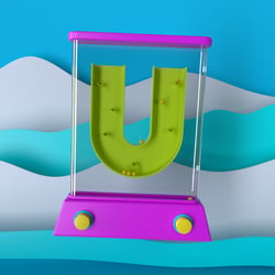 U