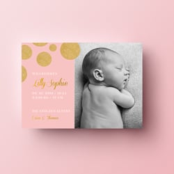 Geburtsanzeigen / Babykarten / Karte zur Geburt