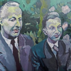 Ohne Titel, 2014, Acryl auf Leinwand