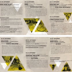 schedule // folder II