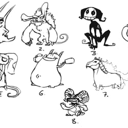 Razzard Vorschläge (Character Design für ein XBox 360 Spiel)