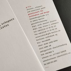 Briefausstattung gfb associates