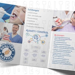 Zahnarzt Flyer erstellen | Layout gestalten