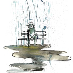 „Regen“(freie Arbeit)