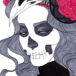 Queen of Sorrow – Inktober 2017